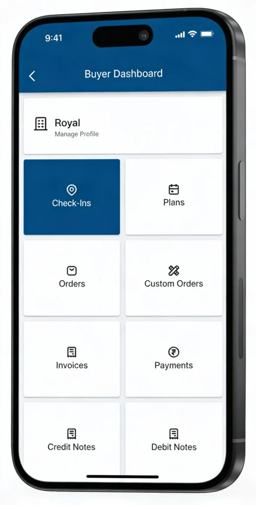 Rasiklal Sons mobile app screenshot